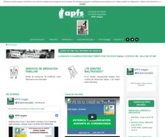 Apfsaragon.com(Aragón) Screenshot