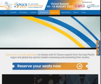 APGCS.com(7th Asia Pacific Gastroenterology Cancer SummitSingapore) Screenshot