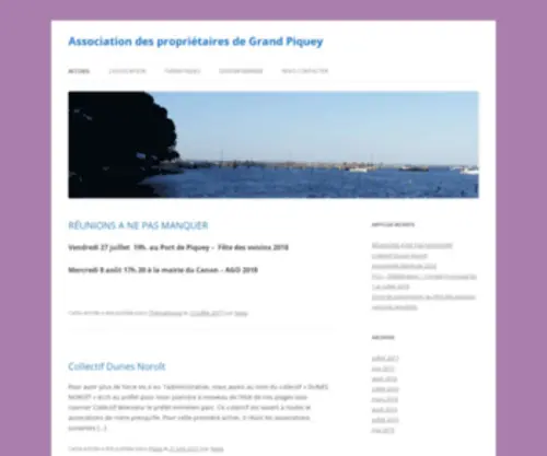 Apgpiquey.fr(Apgpiquey) Screenshot