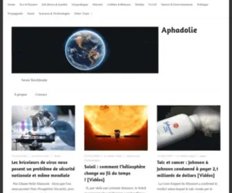 Aphadolie.com(News Worldwide) Screenshot