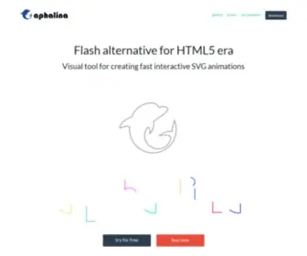 Aphalina.com(Create html5 animations visually) Screenshot