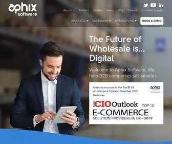 Aphixsoftware.com(Integrated eCommerce & Mobile App Solutions) Screenshot