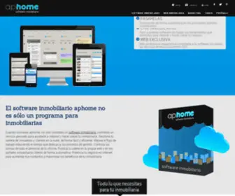 Aphome.es(Software inmobiliario aphome) Screenshot