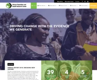 APHRC.org(The African Population and Health Research Center) Screenshot