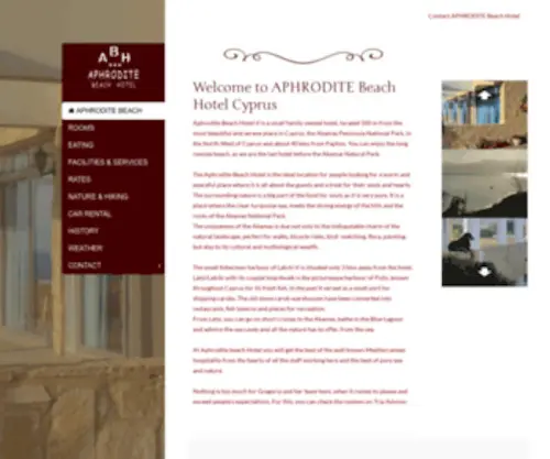 Aphrodite-Beachhotel.com(Aphrodite Beach Hotel) Screenshot