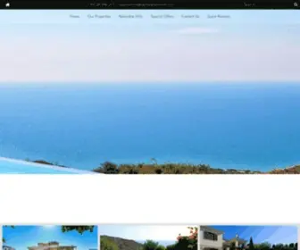 Aphroditerentals.com(Aphrodite Hills) Screenshot