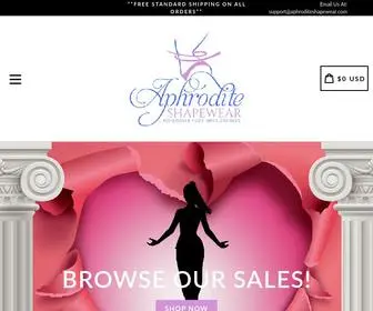 Aphroditeshapewear.com(Aphrodite Shapewear) Screenshot