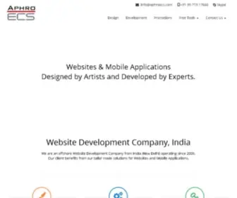 Aphroecs.com(Aphro eCommerce Solutions Pvt Ltd) Screenshot