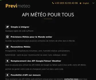 Api-Meteo.io(OVHcloud accompagne votre évolution grâce au meilleur des infrastructures web) Screenshot