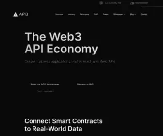 Api3.org(The Web3 API Economy) Screenshot