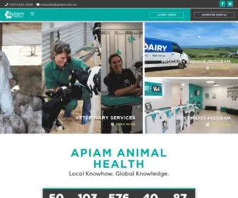 Apiam.com.au(Apiam Animal Health) Screenshot