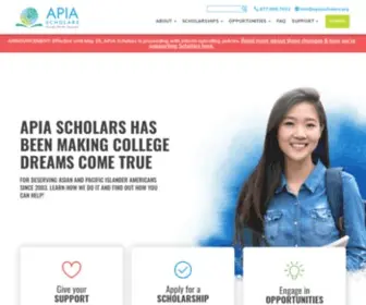 Apiasf.org(APIA Scholars) Screenshot
