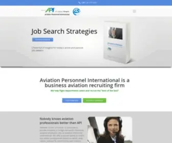 Apiaviation.com(Aviation Personnel International) Screenshot