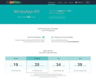 Apichat.io(WhatsApp API) Screenshot