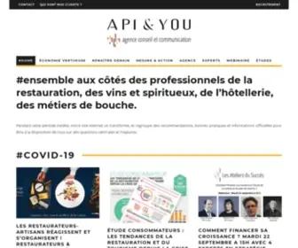 Apicius.com(Agence conseil et communication) Screenshot