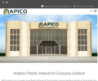Apico.com.sa(Arabian Plastic Industrial Company Limited) Screenshot