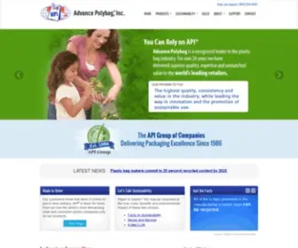 Apicorp.com(Advance Polybag) Screenshot