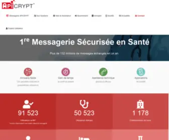 Apicrypt.org(Messagerie Sécurisée en Santé) Screenshot