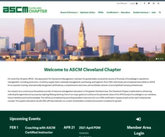 Apicscleveland.org(APICS Cleveland Chapter) Screenshot