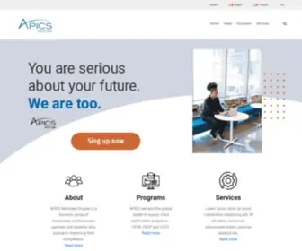 Apicsmontreal.com(APICS) Screenshot