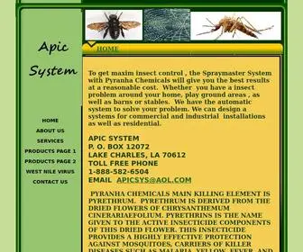 Apicsystem.com(APIC SYSTEM) Screenshot