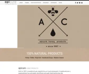 Apicure.gr(Honey Products) Screenshot