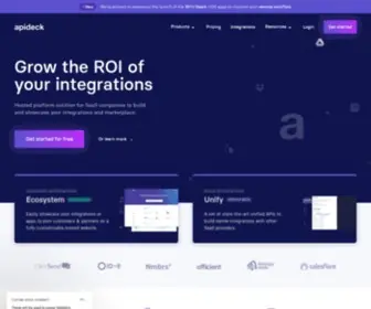Apideck.com(Integrate and monitor apis at warp speed. apideck) Screenshot