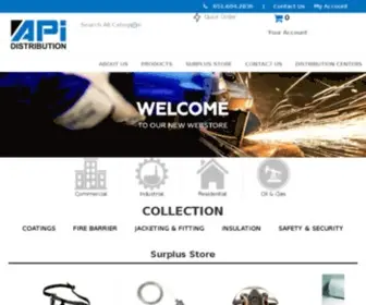 Apidistribution.com(APi Distribution) Screenshot