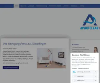 Apido.de(Reinigungsfirma Gebäudereinigung Sindelfingen) Screenshot