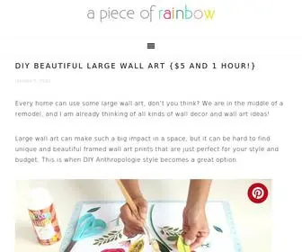 Apieceofrainbow.com(A Piece Of Rainbow) Screenshot