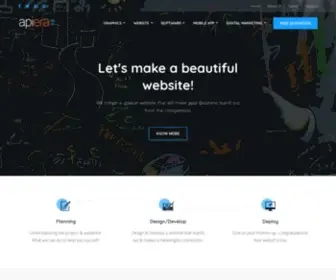 Apiera.in(Website Designing & Development in Ranchi) Screenshot