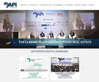 Apievents.com(API Events) Screenshot