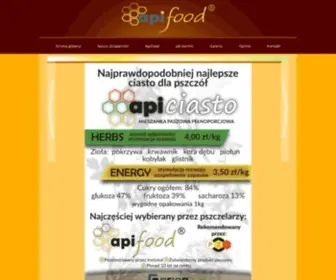 Apifood.pl(Najlepsze pokarmy dla pszczół) Screenshot