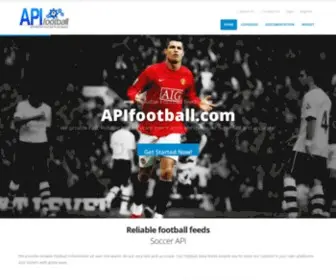 Apifootball.com Screenshot
