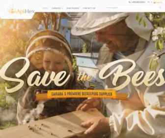 Apihex.ca(Beekeeping Supplies) Screenshot