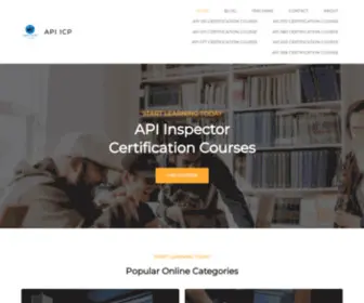 ApiicPtraining.com(API ICP) Screenshot