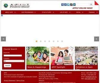 Apiit.edu.my(Asia Pacific University of Technology & Innovation (APU)) Screenshot