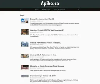 Apike.ca(Science, Technology, Programming and Anime) Screenshot