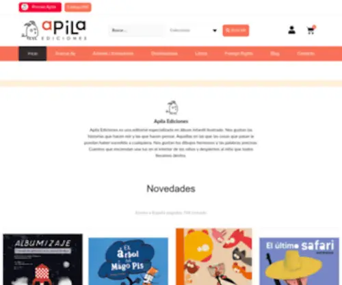 Apilaediciones.com(Apila Ediciones) Screenshot