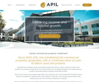 Apilgroup.com(Property Syndicate Investment) Screenshot