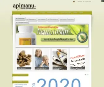 Apimanu.com(Naturheilmittel) Screenshot