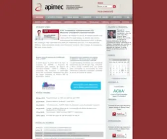 Apimec.com.br(Apimec) Screenshot