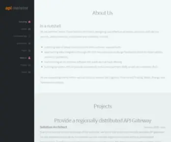 Apimeister.com(API Meister) Screenshot