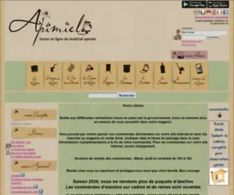 Apimiel.fr(Apiculture mat) Screenshot