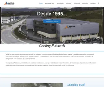 Apina.com(Sistemas de Refrigeración Industrial) Screenshot