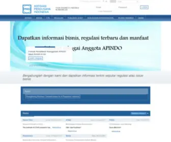 Apindo.or.id(APINDO site) Screenshot