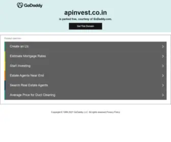 Apinvest.co.in(AP Invest) Screenshot