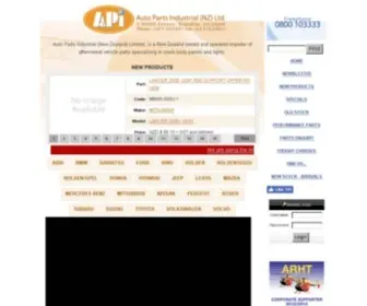 Apinz.com(Auto Parts Industrial (NZ)) Screenshot