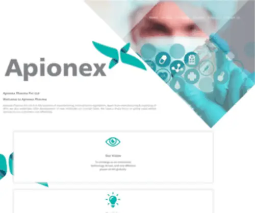 Apionex.com(Carboprost Tromethamine API Manufacturers) Screenshot
