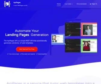 Apipages.io(Document generation API) Screenshot